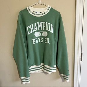 Champion green sweatshirt